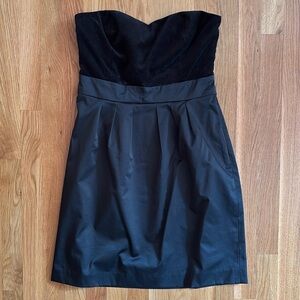 Banana Republic Black Strapless Cocktail Dress Size 8